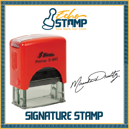 Signature Stamp - Echo Stamps